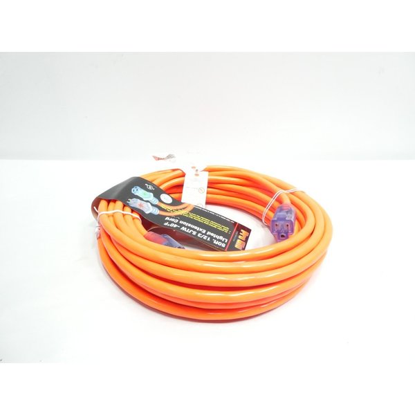 Century 12/3 Sjtw Lighted Extension Cord 125V 50Ft Cordset Cable D17442050